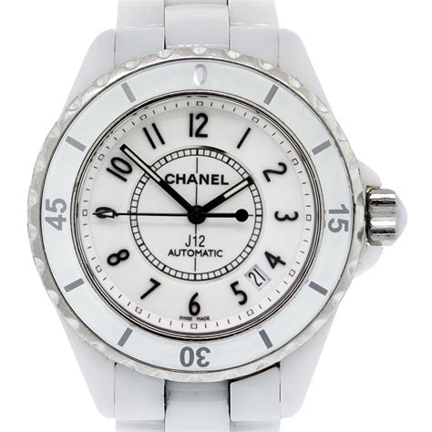 white chanel watch|chanel j12 white price.